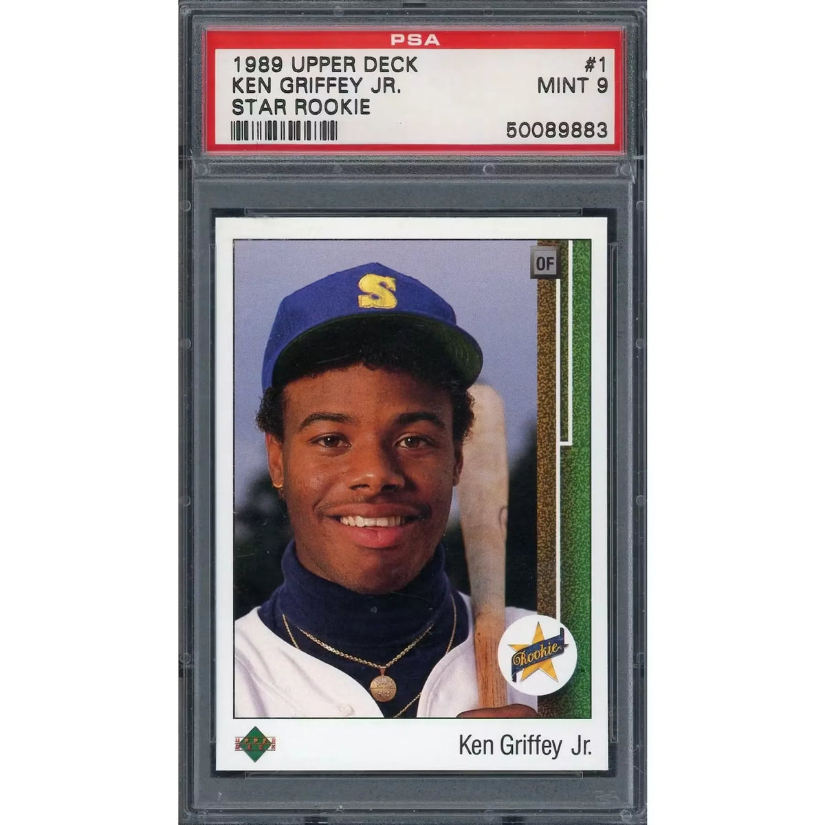 Ken Griffey Jr 1989 Upper Deck Star Rookie #1 | PSA 9 | P6058231