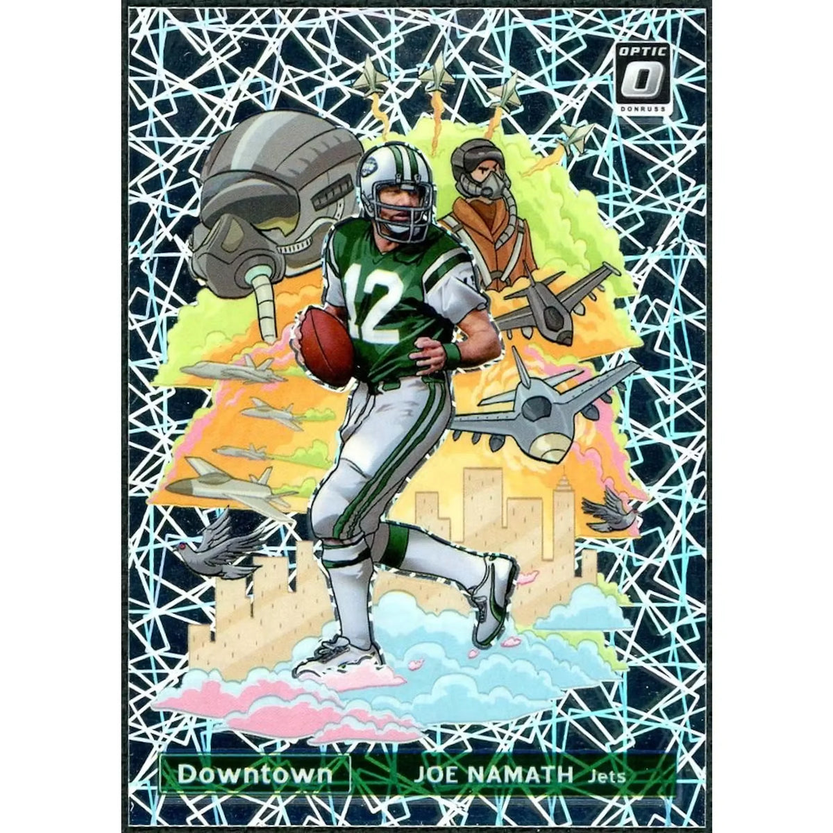 Joe Namath 2021 Panini Donruss Optic Downtown Card | DT-4 | P6058280