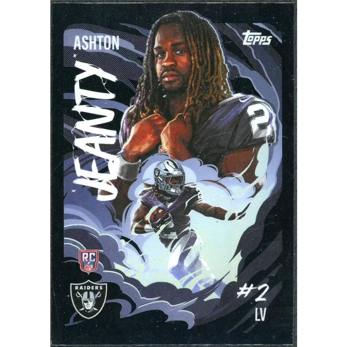 Ashton Jeanty 2025 Topps Chrome Ultra Violet Rookie Card #UV-3 | P6058410
