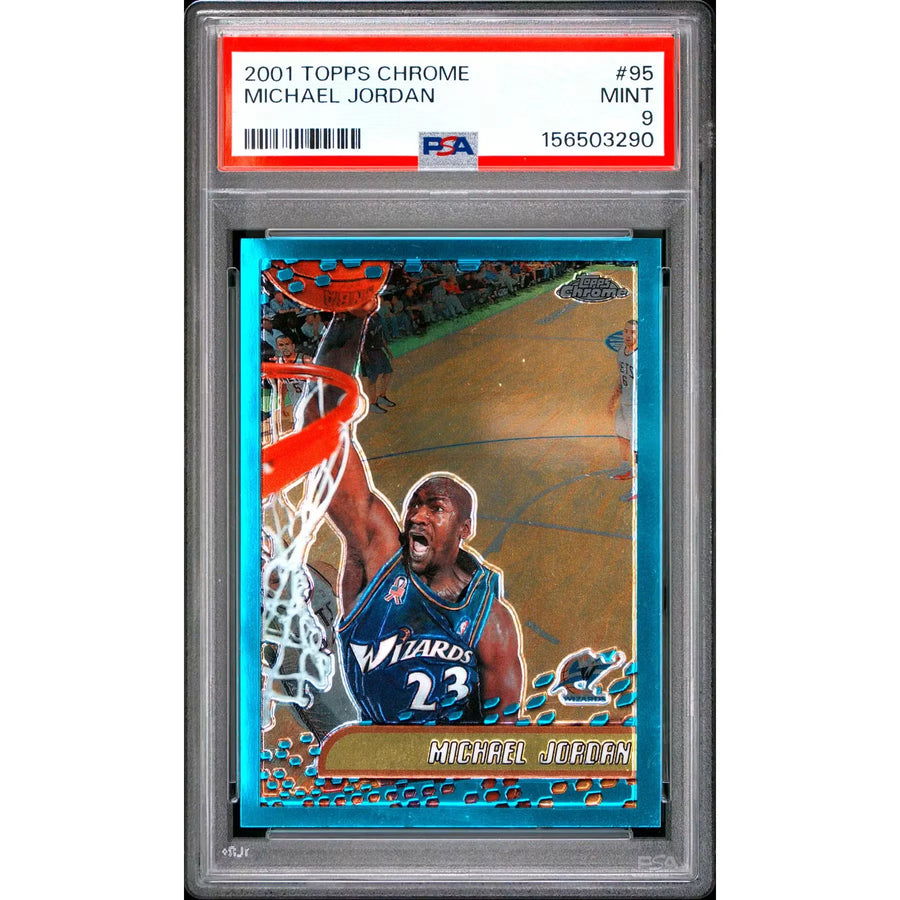 Michael Jordan 2001 Topps Chrome #95 | PSA 9 | P6058438