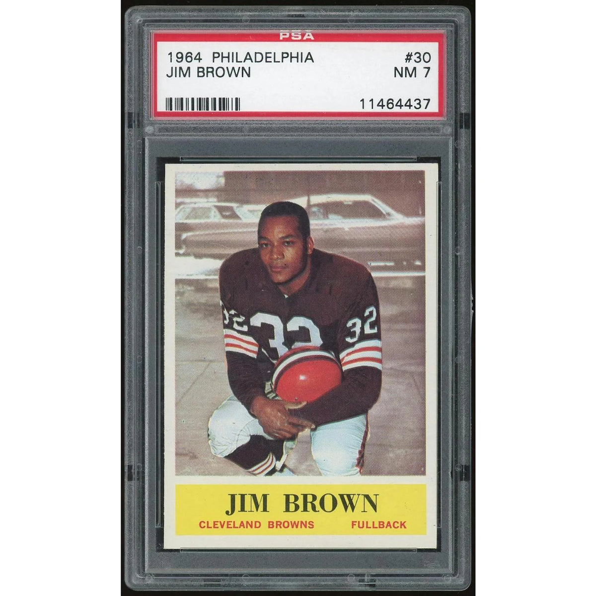 Jim Brown 1964 Philadelphia Card #30 | PSA 7 | P6058469