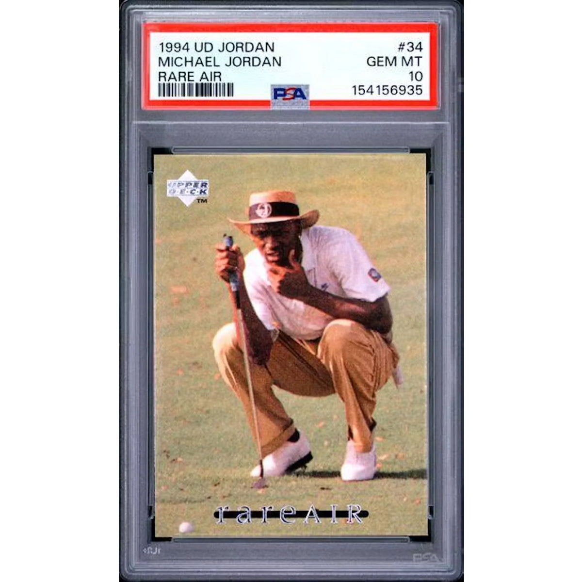 1994 UD Jordan Michael Jordan Rare Air #34 PSA 10 - D2 | P6058507