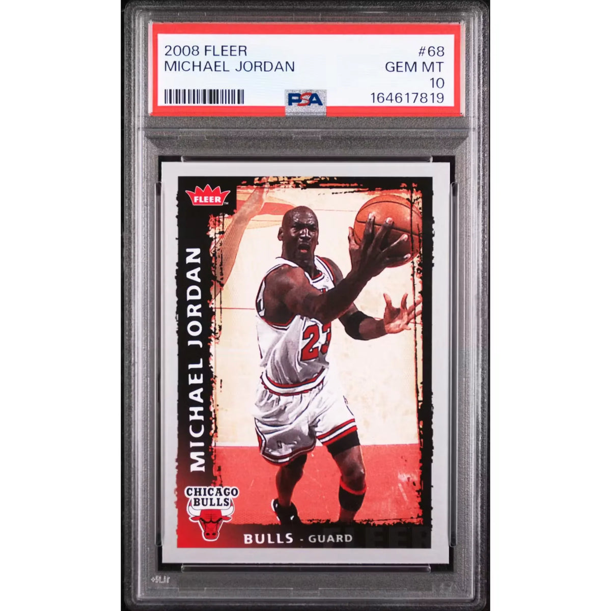 Michael Jordan 2008 Fleer Card #68 | PSA 10 Gem Mint | P6058558