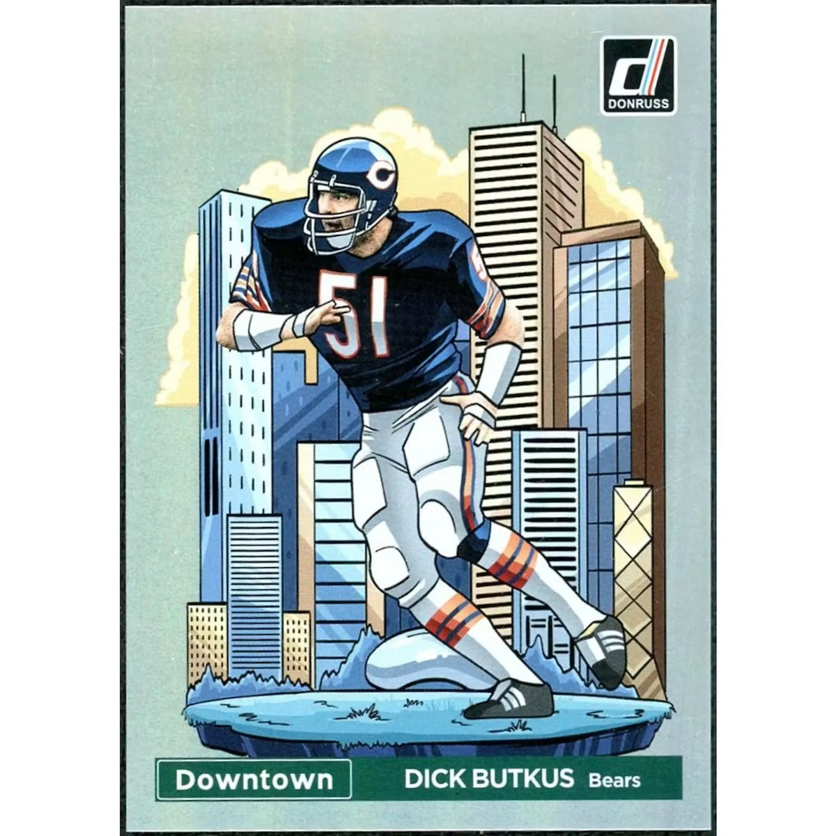 Dick Butkus 2024 Panini Donruss Downtown Card | #9 | P6058682