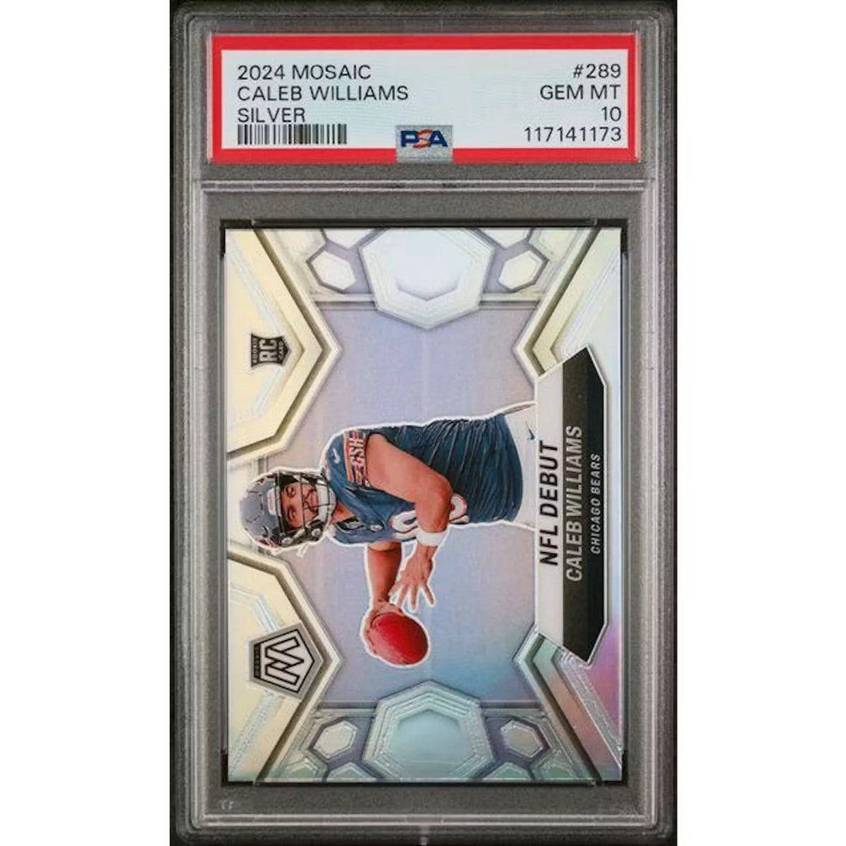 Caleb Williams 2024 Panini Mosaic Silver Rookie #289 | PSA 10 | P6058743