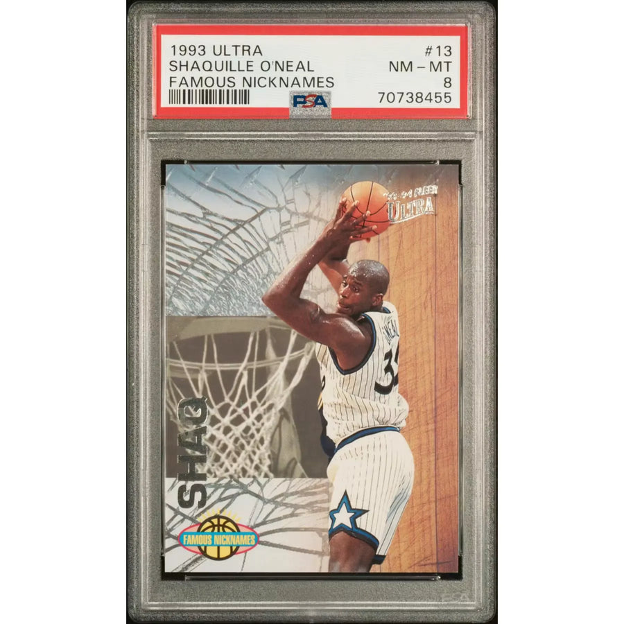 Shaquille O'Neal 1993 Ultra Famous Nicknames #13 | PSA 8 | P6058868