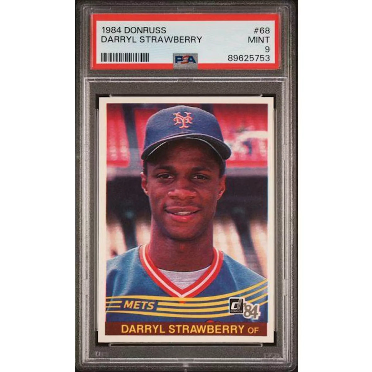 Darryl Strawberry 1984-85 Donruss Rookie Card #68 | PSA 9 | P6058960