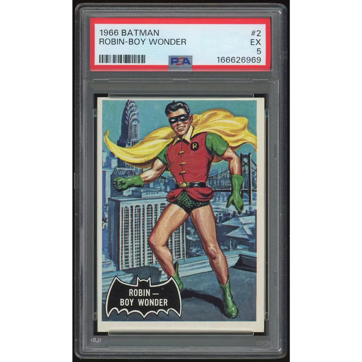 1966 Topps Batman #2 Robin - Boy Wonder | PSA 5 | P6134368