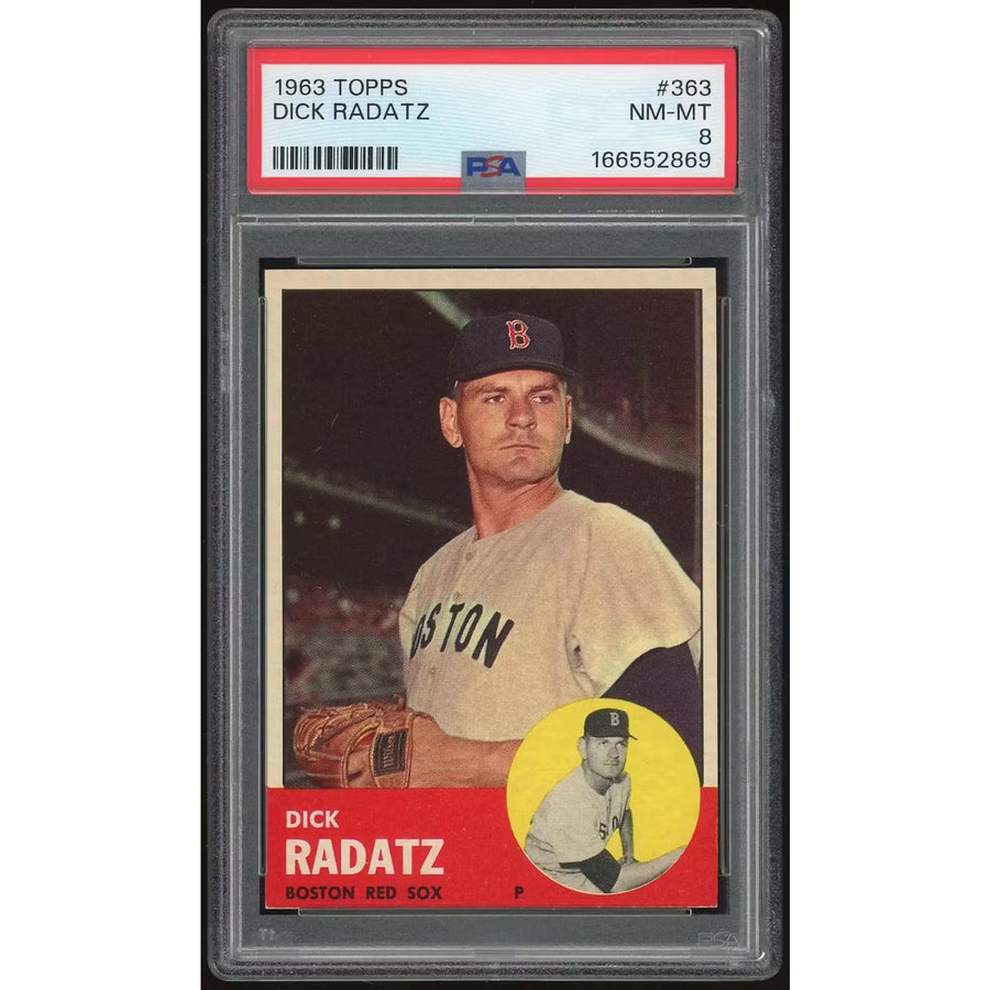 1963 Topps #363 Dick Radatz Baseball Card | PSA 8 | P6135057