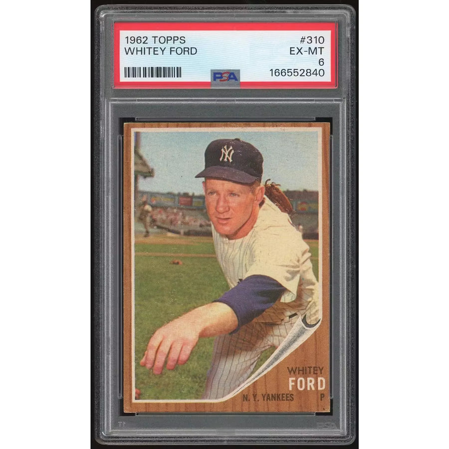Whitey Ford 1962 Topps #310 Card | PSA 6 | P6135064