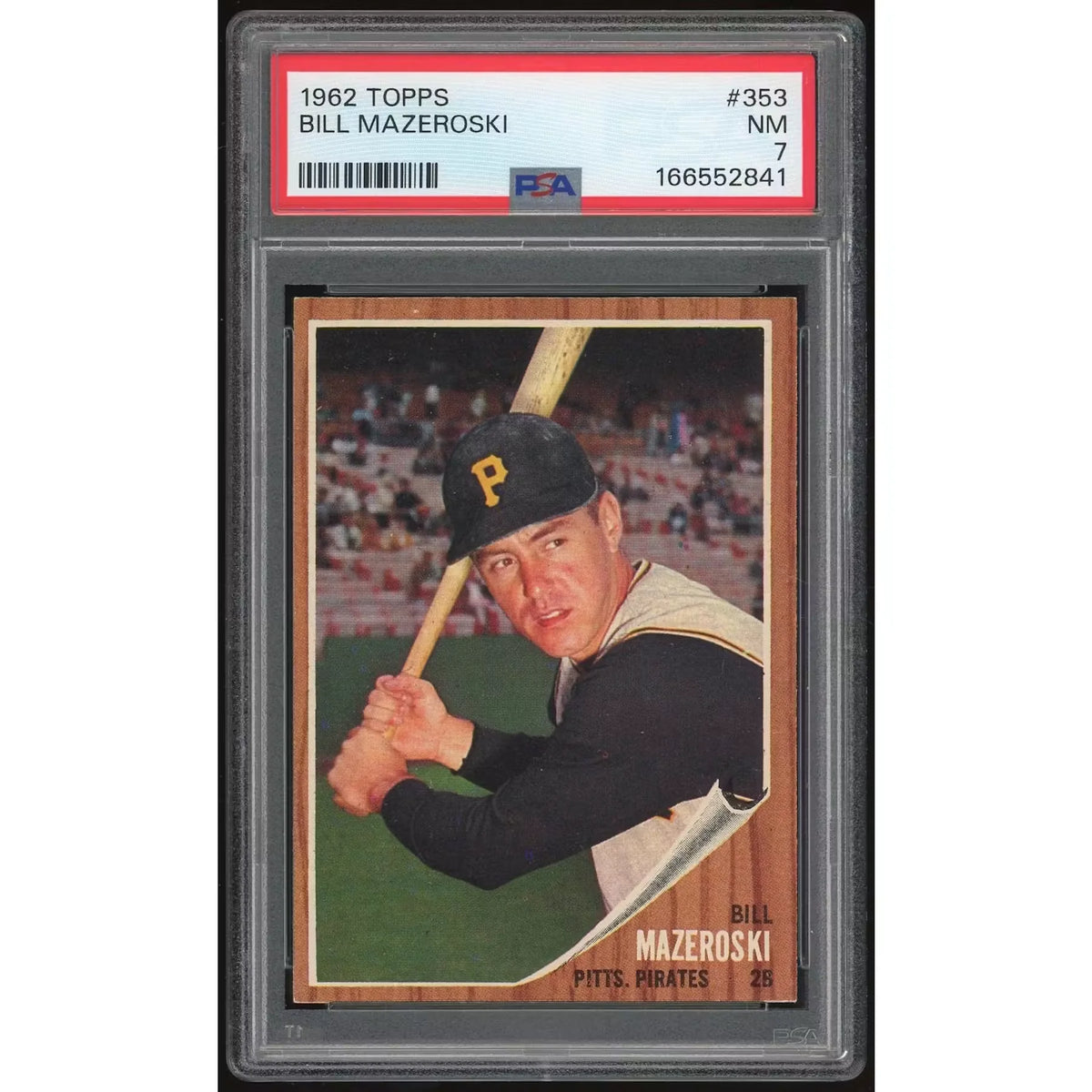 1962 Topps #353 Bill Mazeroski Card | PSA 7 | P6135065