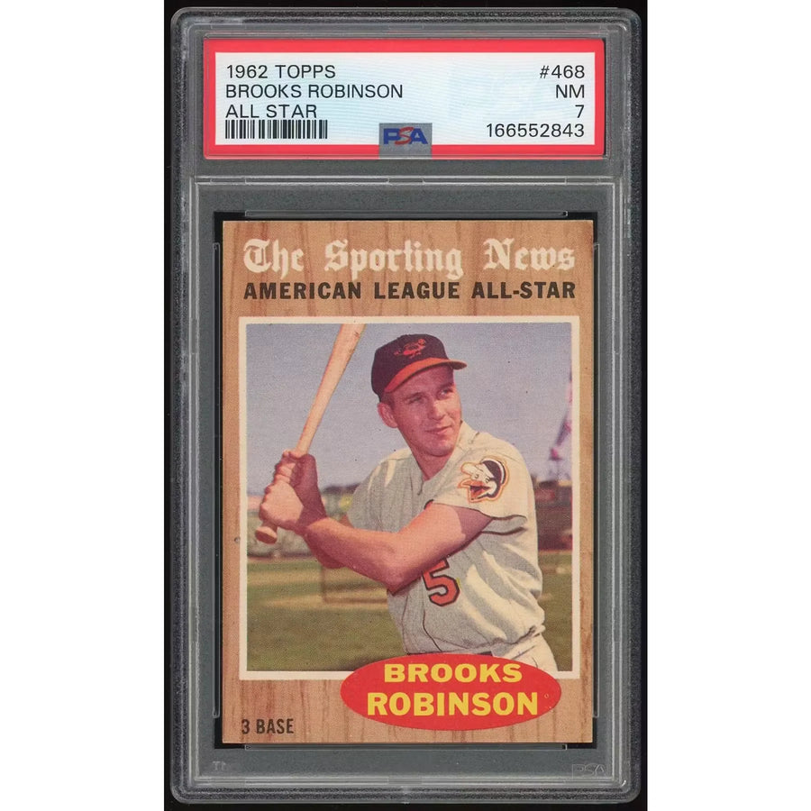 1962 Topps #468 Brooks Robinson All-Star | PSA 7 | P6135067