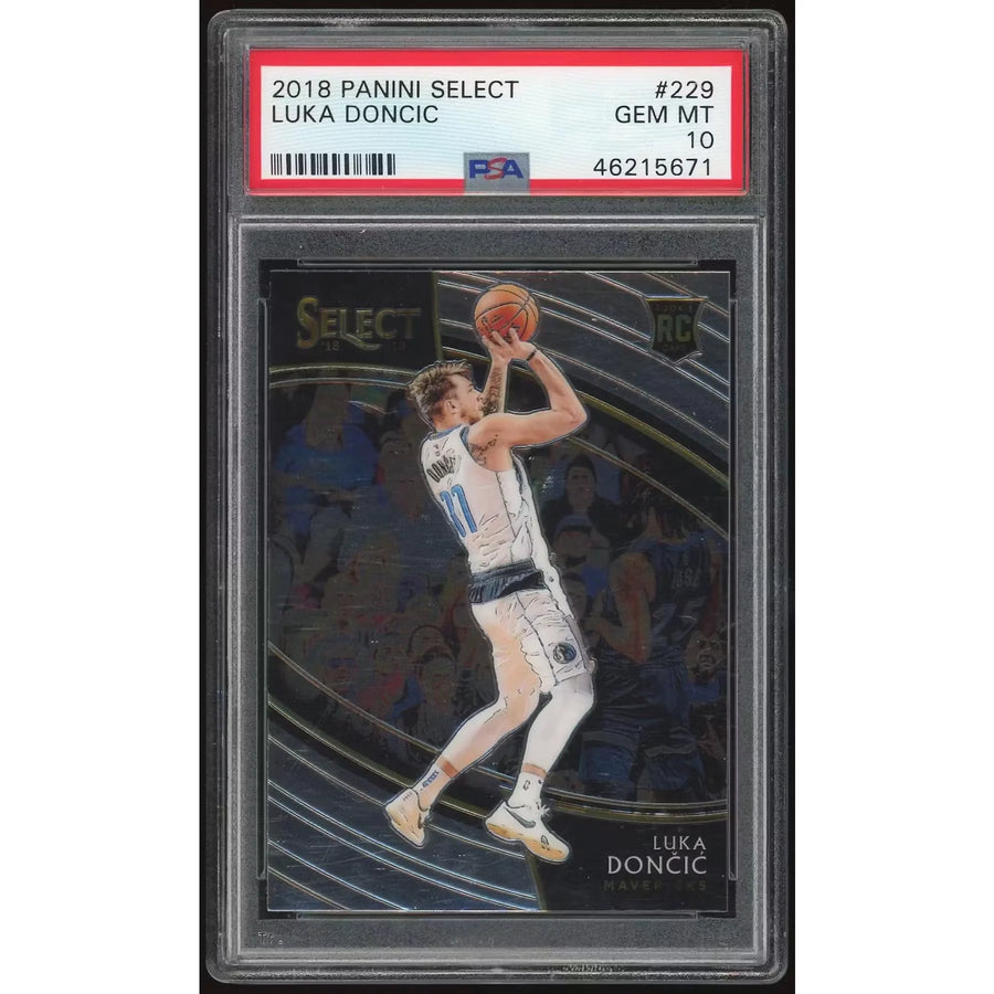 Luka Doncic 2018-19 Panini Select #229 Card | PSA 10 | P6135181