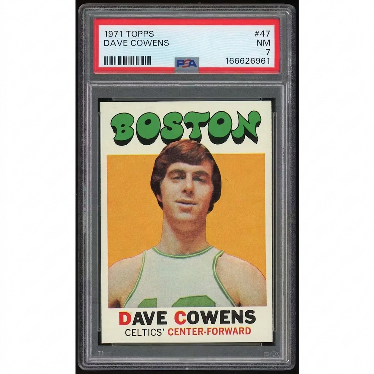 Dave Cowens 1971-72 Topps #47 Rookie Card | PSA 7 | P6135208