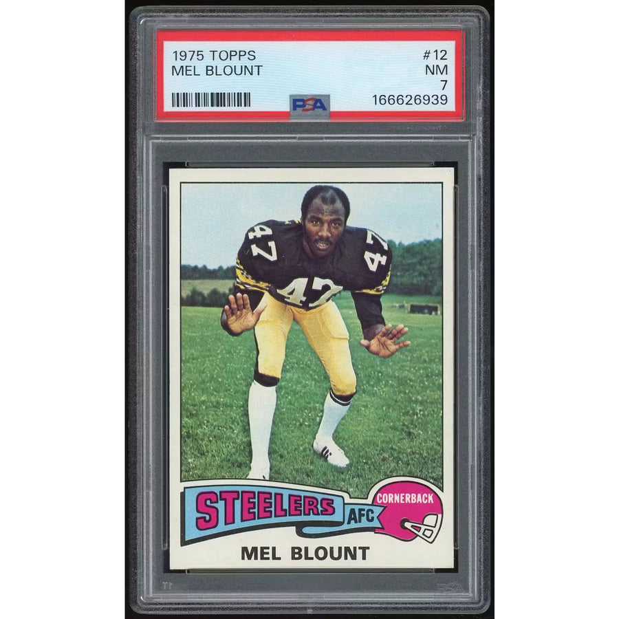 Mel Blount 1975 Topps #12 Rookie Card | PSA 7 | P6135367