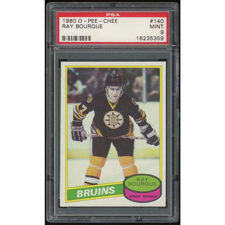 Ray Bourque 1980-81 O-Pee-Chee #140 Hockey Card | PSA 9 | P6135585