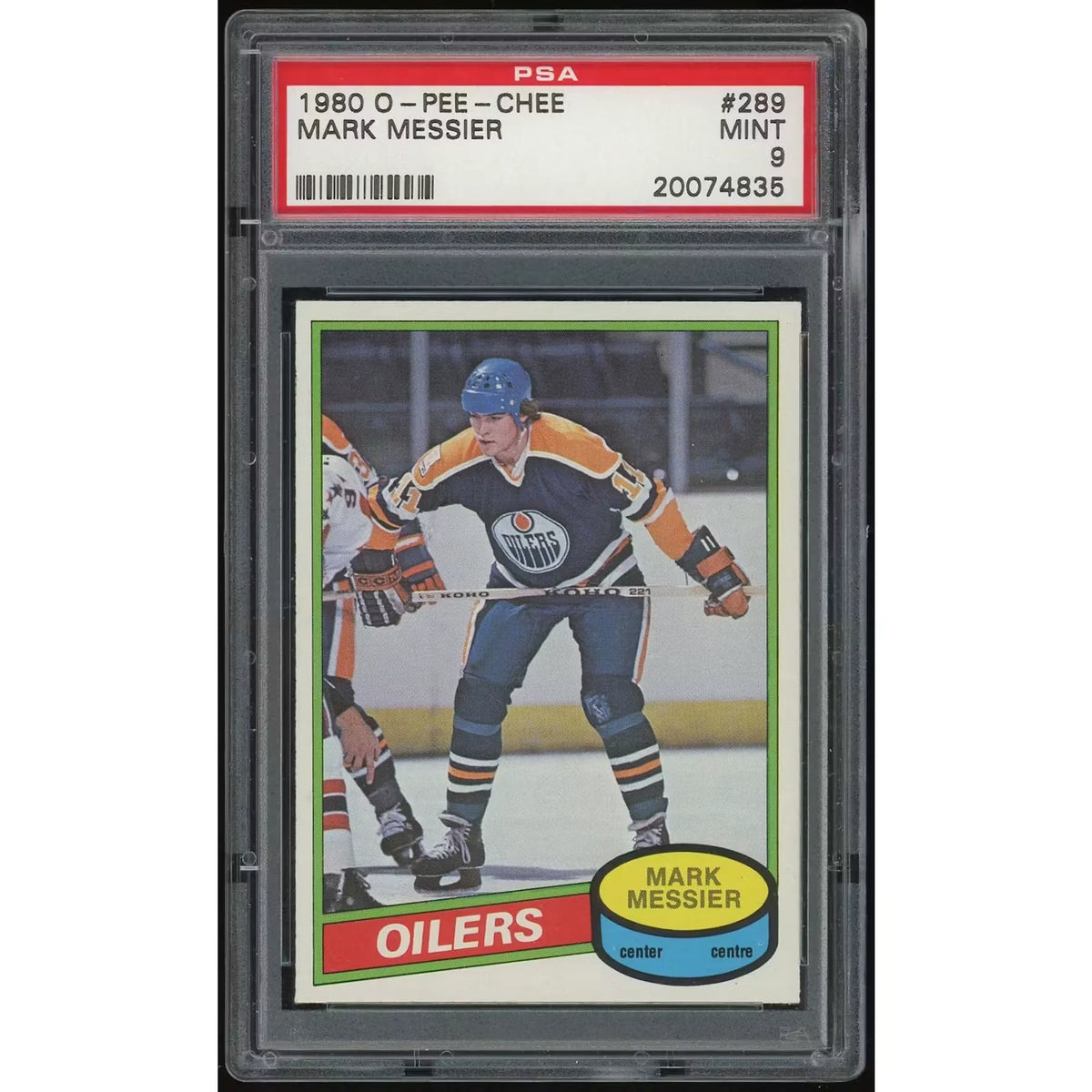 Mark Messier 1980-81 O-Pee-Chee #289 | PSA 9 | P6135586