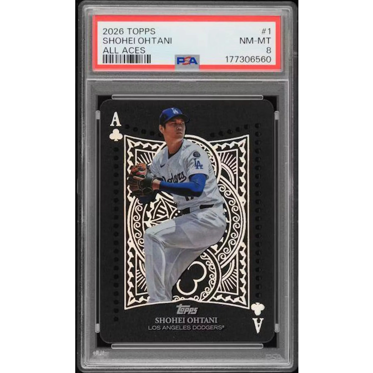 Shohei Ohtani 2026 Topps All Aces #1 | PSA 8 | P6139595