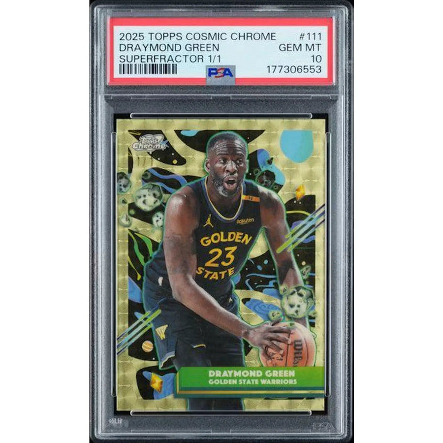 Draymond Green 2025 Topps Chrome Cosmic Superfractor 1/1 | PSA 10 #111 | P6139651