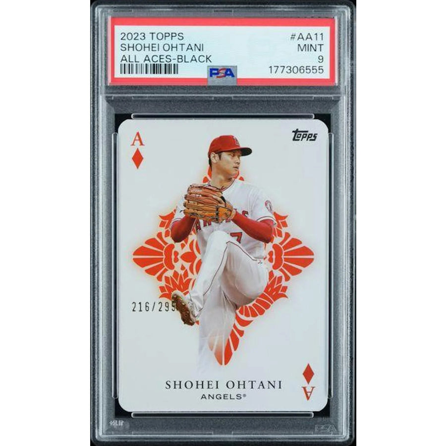 Shohei Ohtani 2023 Topps All Aces Black Card | PSA 9 | P6139694