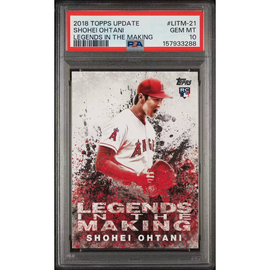 2018 Topps Update Shohei Ohtani Rookie Legends In The Making | PSA 10 - D2 | P6140155
