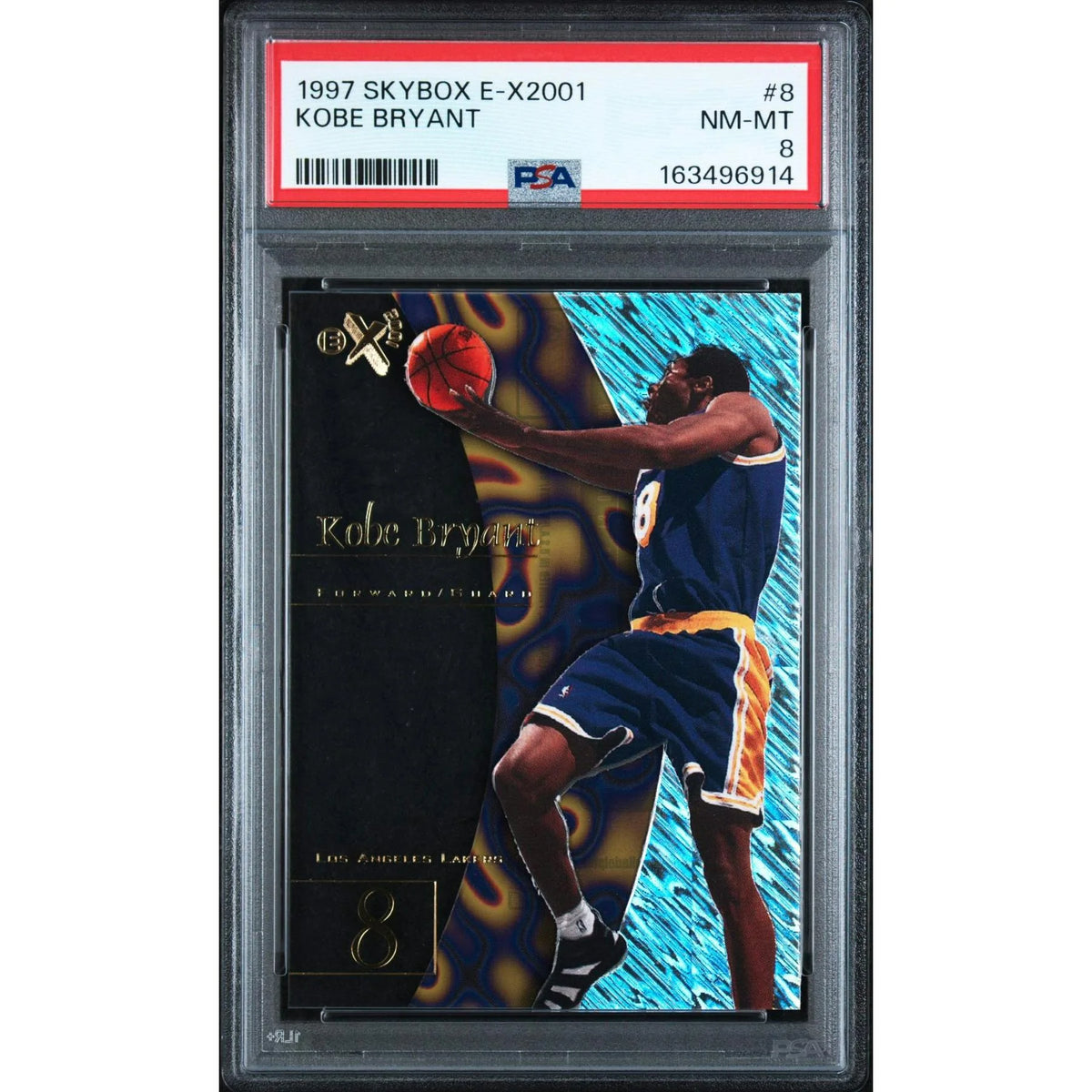 Kobe Bryant 1997 Skybox E-X2001 #8 Card | PSA 8 | P6140158
