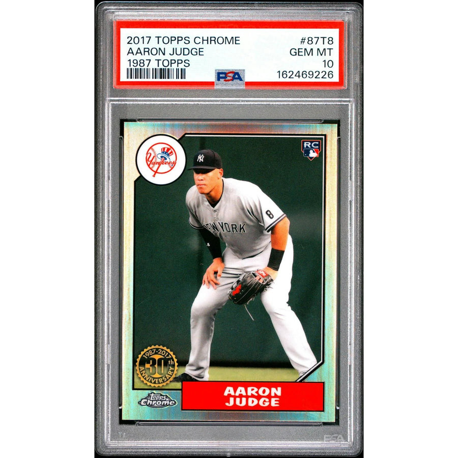 2017 Topps Chrome Aaron Judge Rookie 1987 Design #87T8 PSA 10 - D4 | P6140293