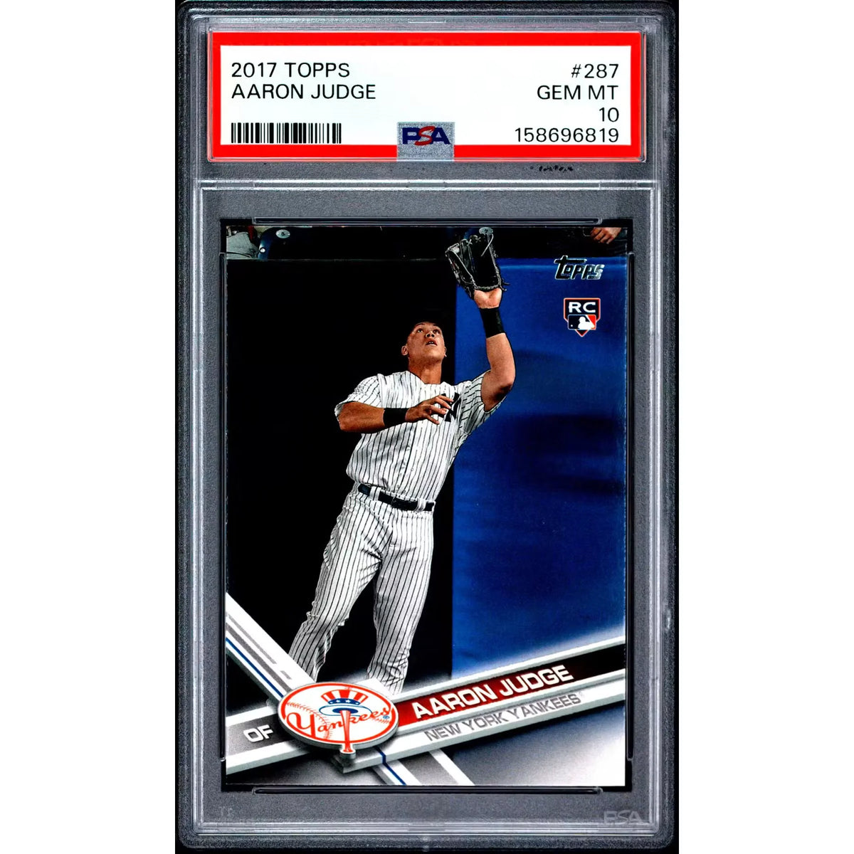 2017 Topps Aaron Judge Rookie #287 PSA 10 - D2 | P6140443