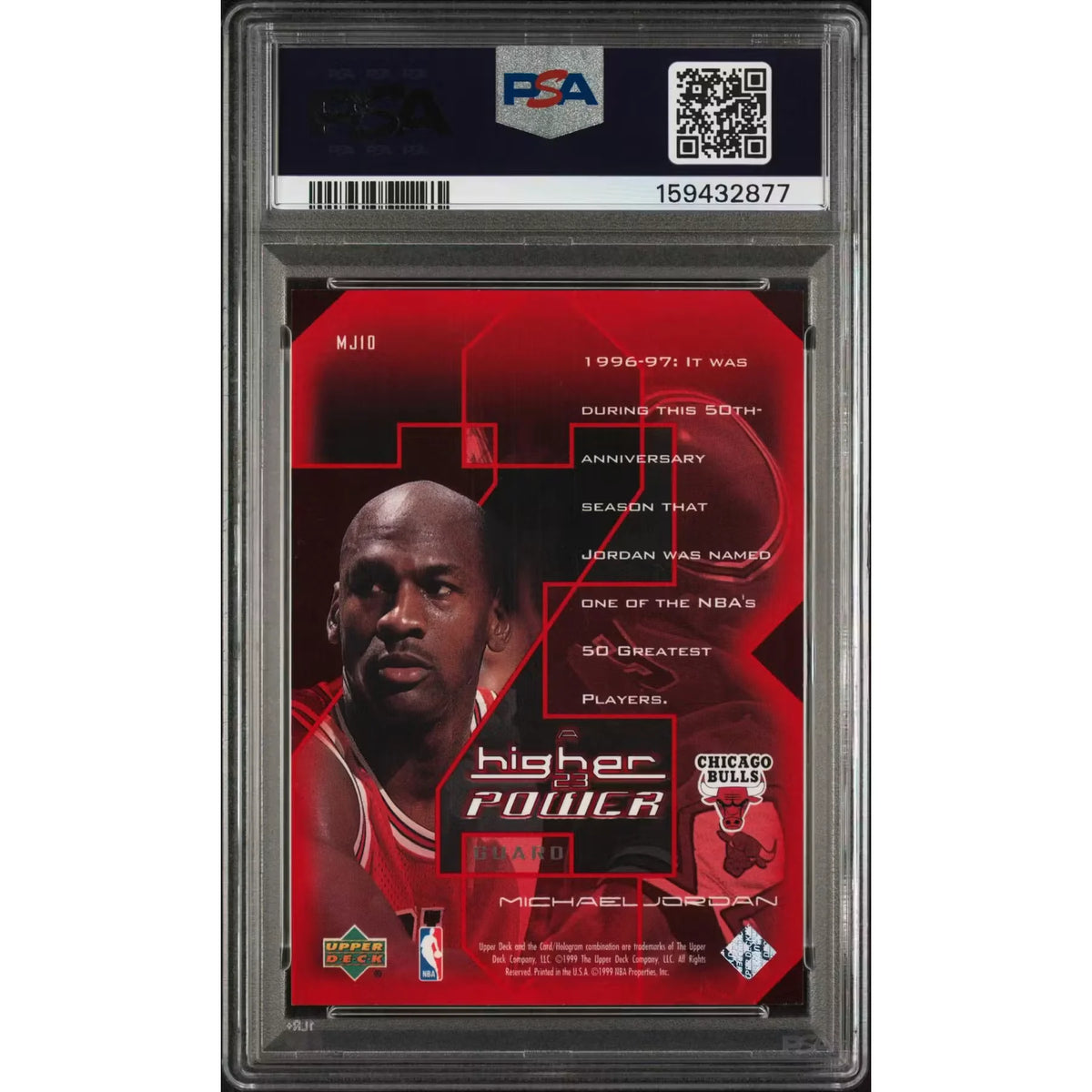 Michael Jordan A Higher Power #MJ10 Trading Card | 1999 Upper Deck | P6140445