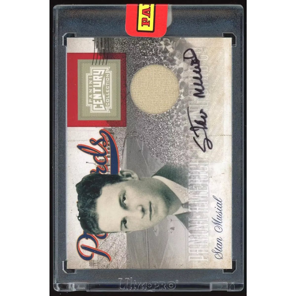 Stan Musial Signed 2010 Panini Century Collection #6 Card | Jersey/Auto #/25 | P6140746