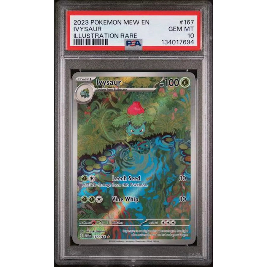 2023 Pokemon 151 Ivysaur Illustration Rare #167 | PSA 10 | P6574827