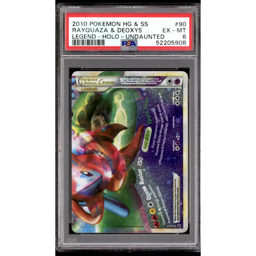 Pokemon Rayquaza & Deoxys Legend 90/90 Bottom | PSA 6 | P6575598