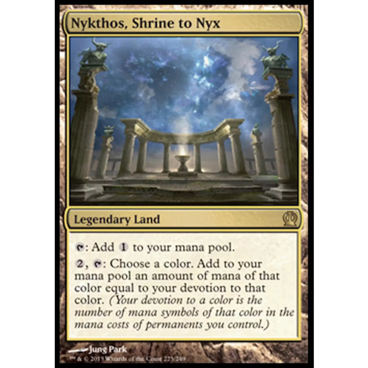 Magic the Gathering Nykthos, Shrine to Nyx | Theros Rare | Near Mint | P6575768