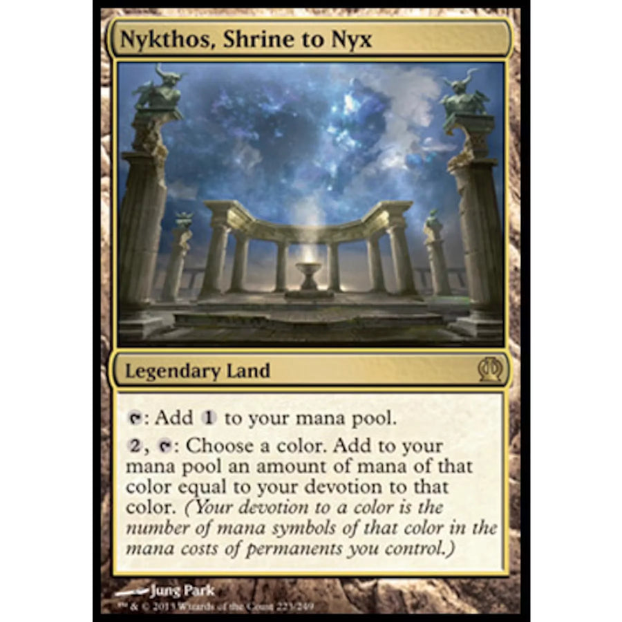 Magic the Gathering Nykthos, Shrine to Nyx | Theros Rare | Near Mint | P6575768