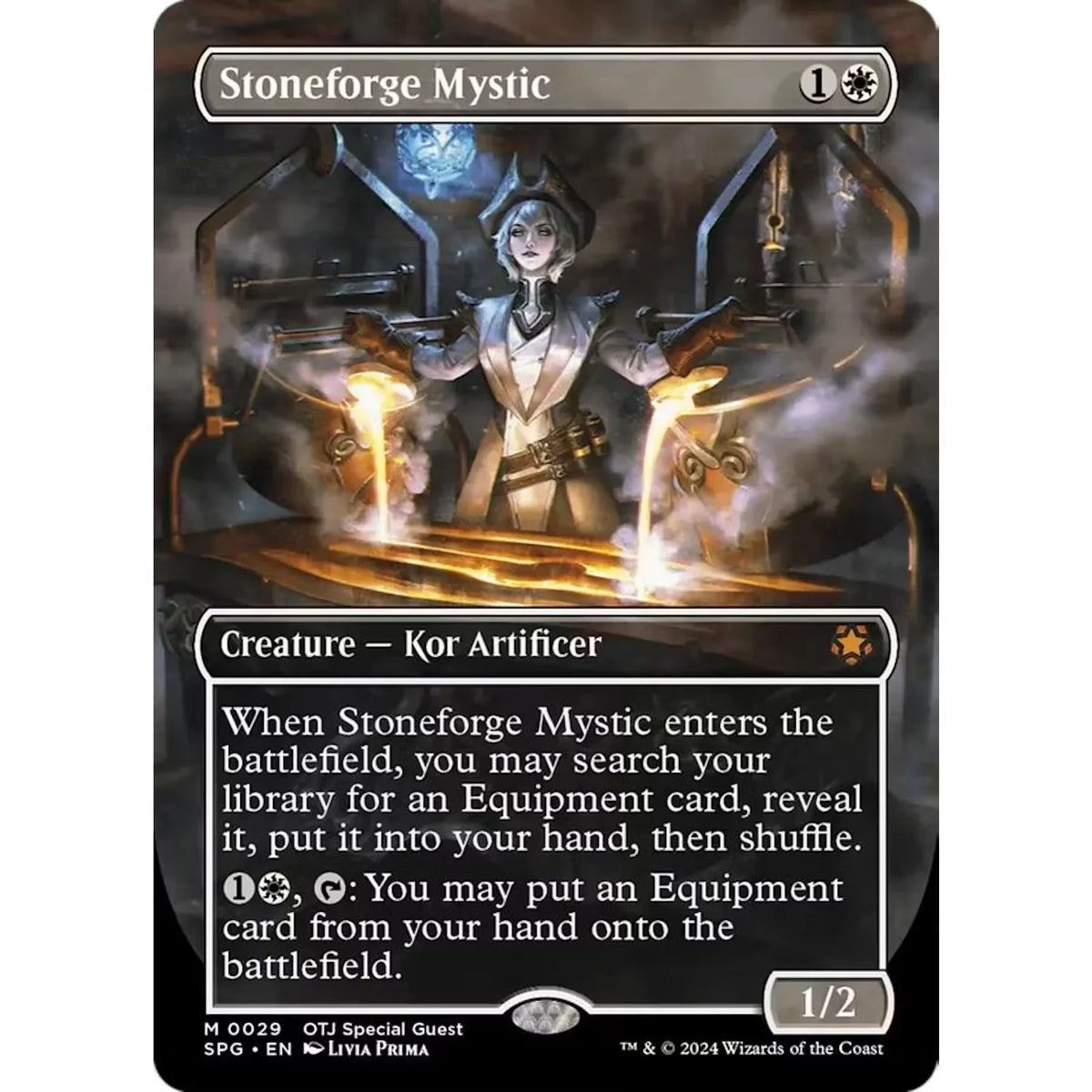 Magic the Gathering Stoneforge Mystic Special Guest Borderless | OTJ 0029 | P6575821