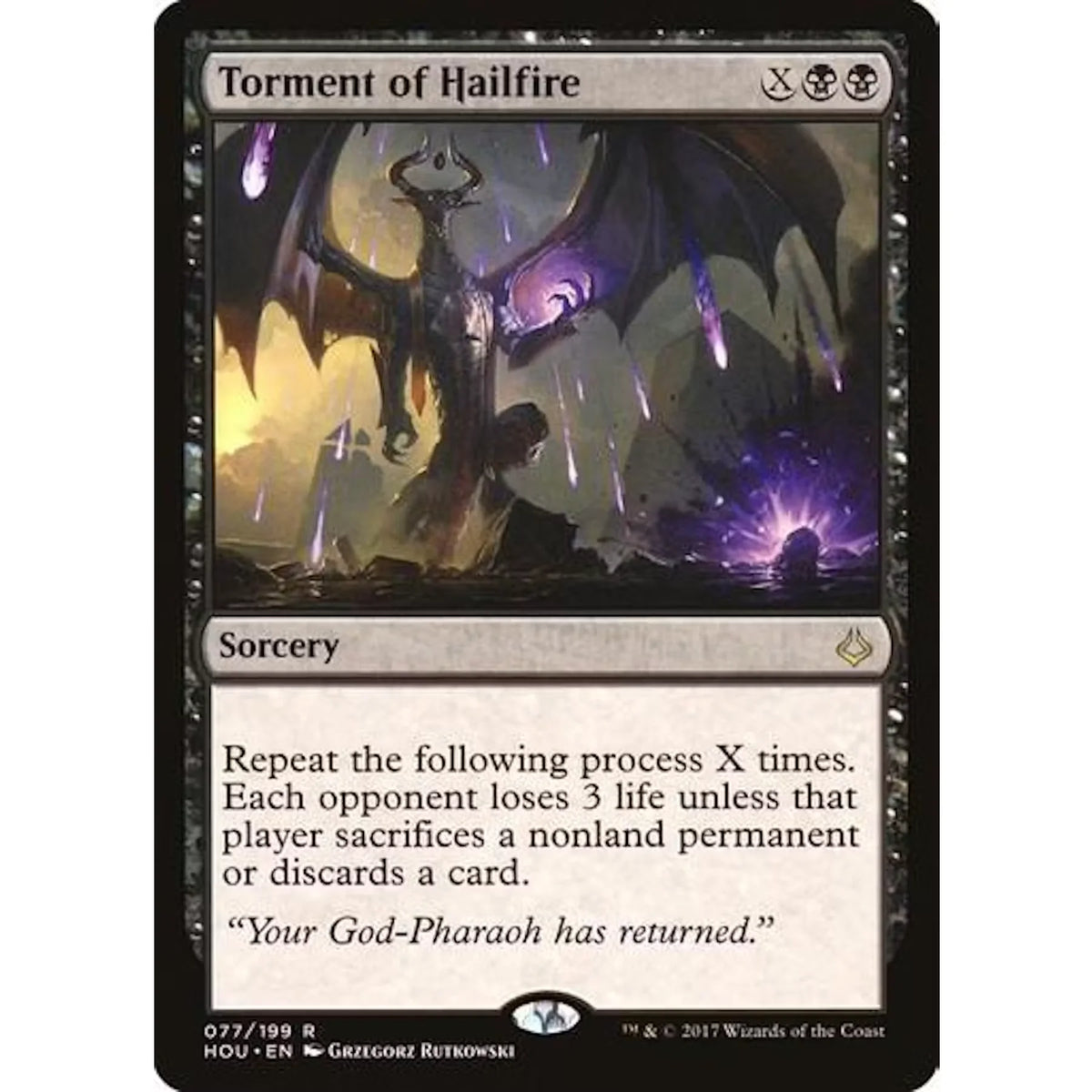 Torment of Hailfire Hour of Devastation Single | Near Mint | P6575823