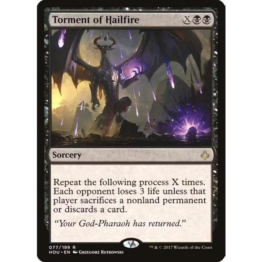 Torment of Hailfire Hour of Devastation Single | Near Mint | P6575823