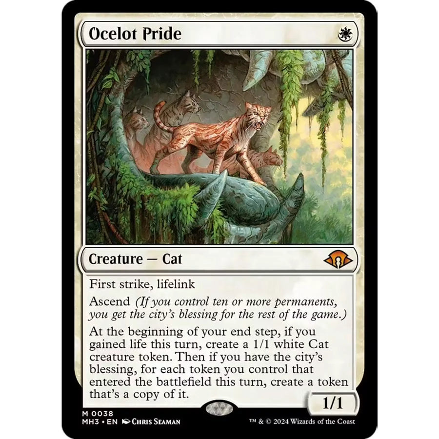 Magic the Gathering Ocelot Pride Retro Frame Foil | Modern Horizons 3 | Near | P6575977