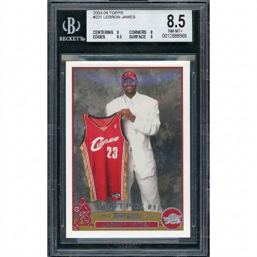 LeBron James 2003 Topps Rookie Card #221 | BGS 8.5 | P6577583