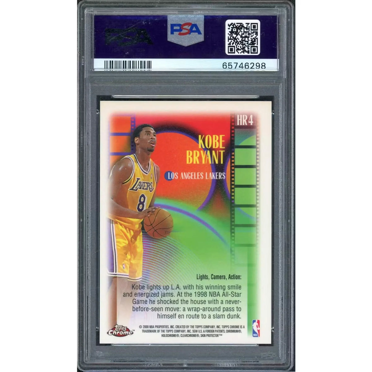 Kobe Bryant 1999 Topps Chrome Highlight Reels #HR4 | PSA 10 | P6577634