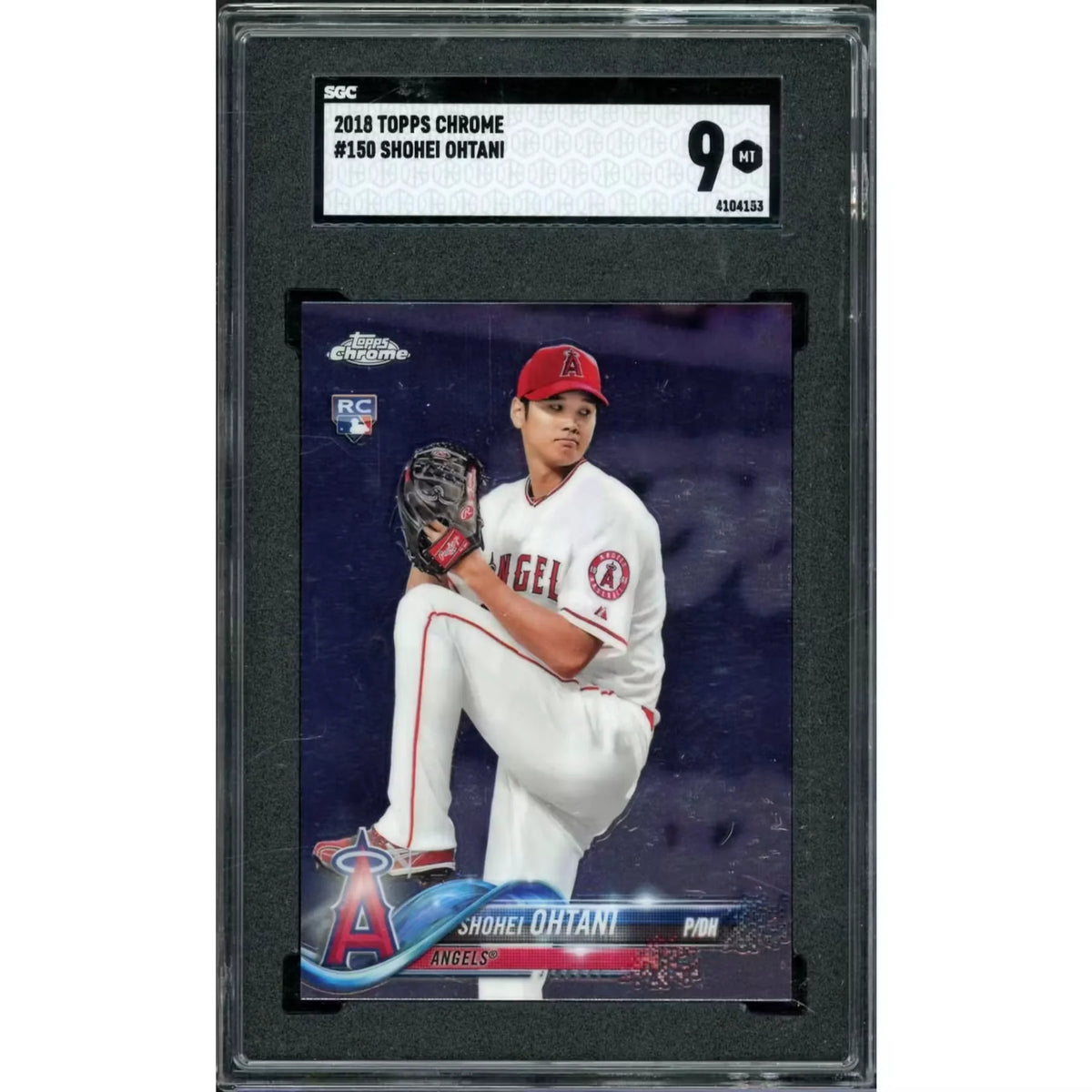 Shohei Ohtani 2018 Topps Chrome Rookie Card #150 | SGC 9 | P6577685