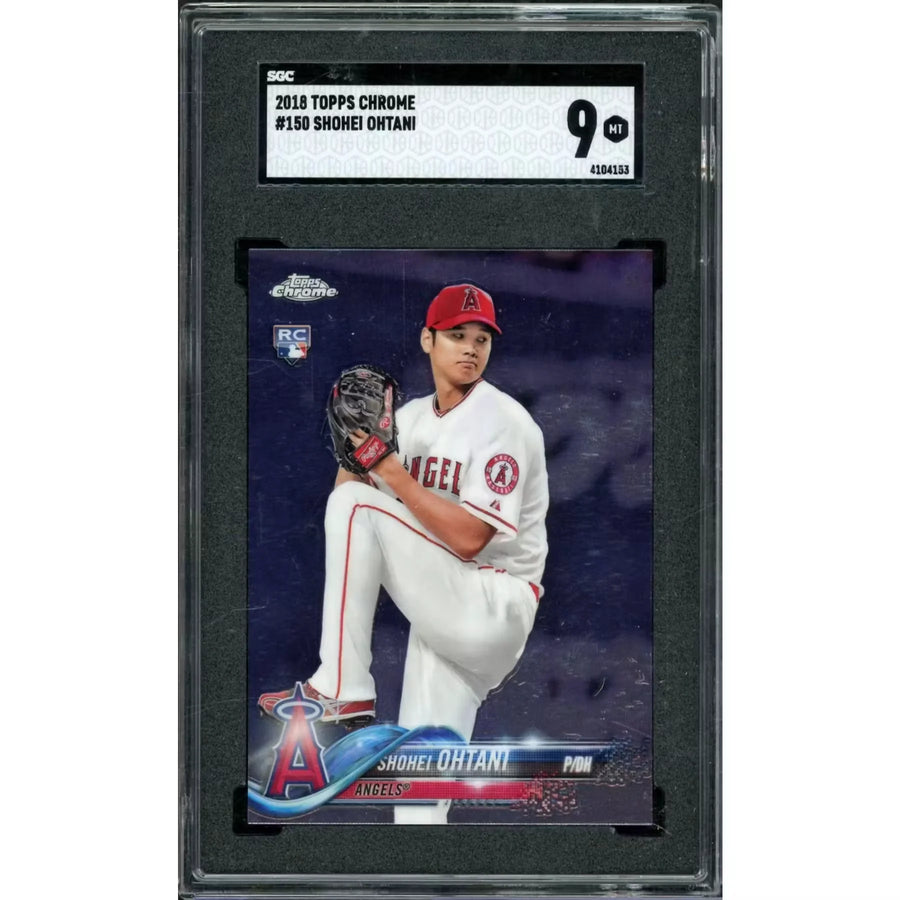 Shohei Ohtani 2018 Topps Chrome Rookie Card #150 | SGC 9 | P6577685