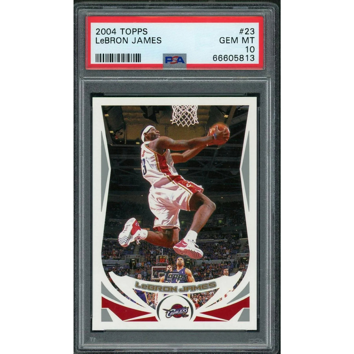 LeBron James 2004-05 Topps #23 | PSA 10 Gem Mint | P6577686