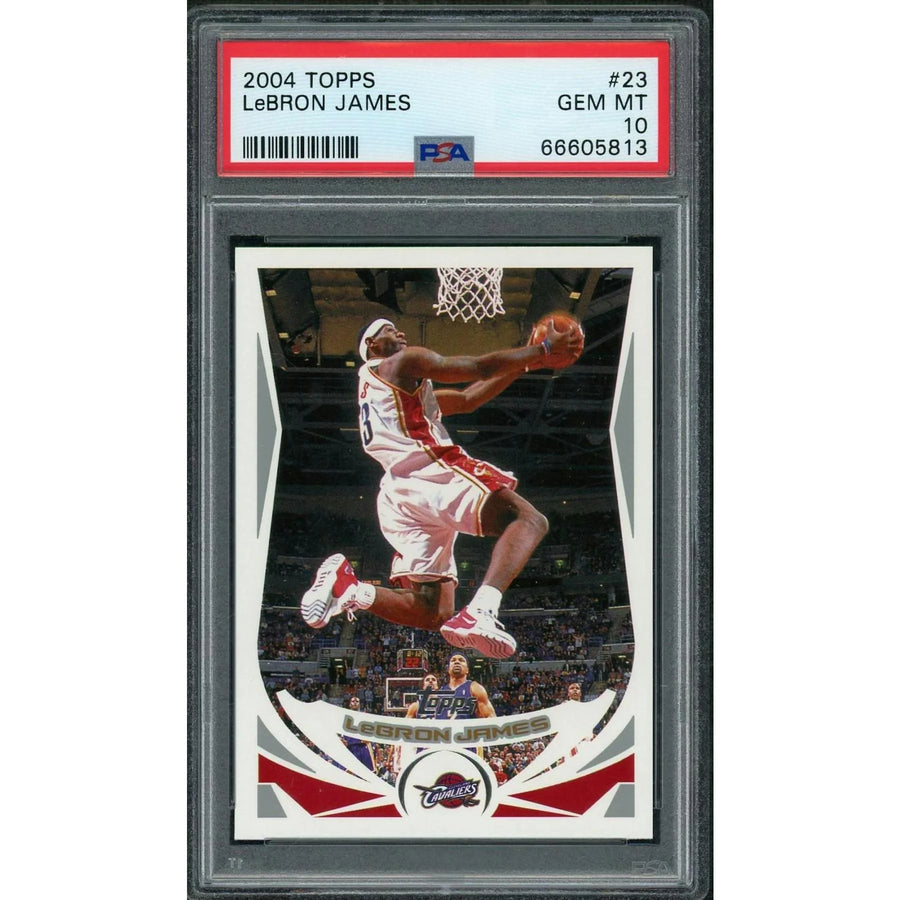 LeBron James 2004-05 Topps #23 | PSA 10 Gem Mint | P6577686