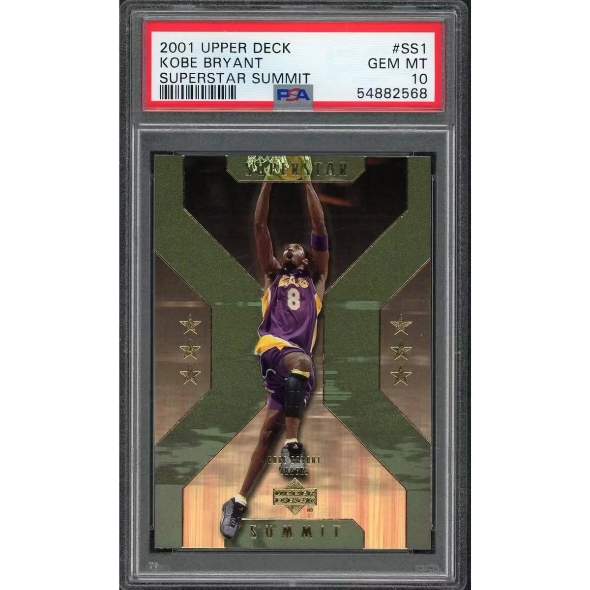 Kobe Bryant 2001 Upper Deck Superstar Summit #SS1 | PSA 10 | P6577717