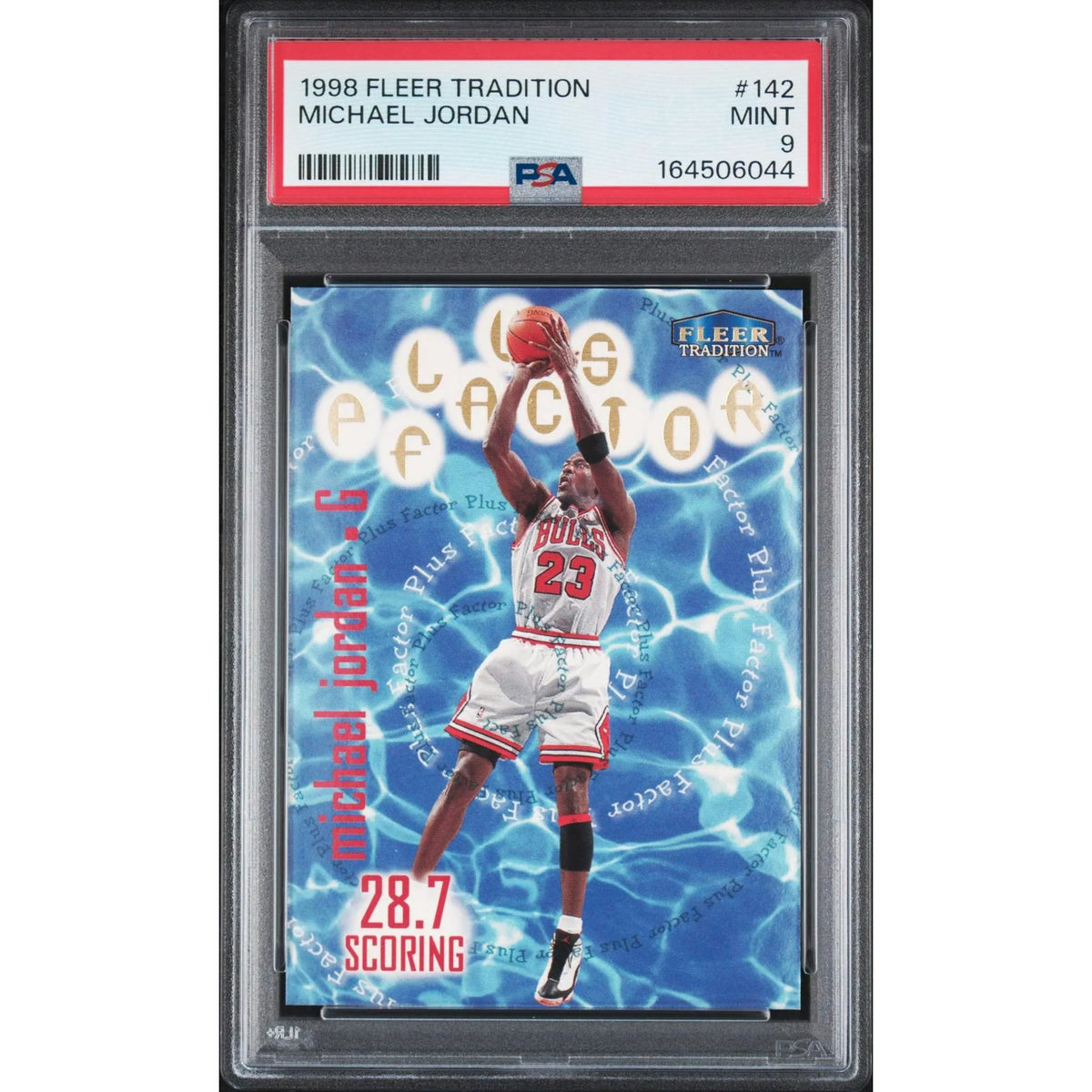 Michael Jordan 1998 Fleer Tradition #142 | PSA 9 | P6577781