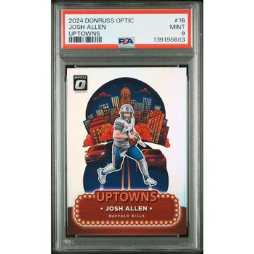 Josh Allen 2024 Panini Donruss Optic Uptowns #16 | PSA 9 | P6577862