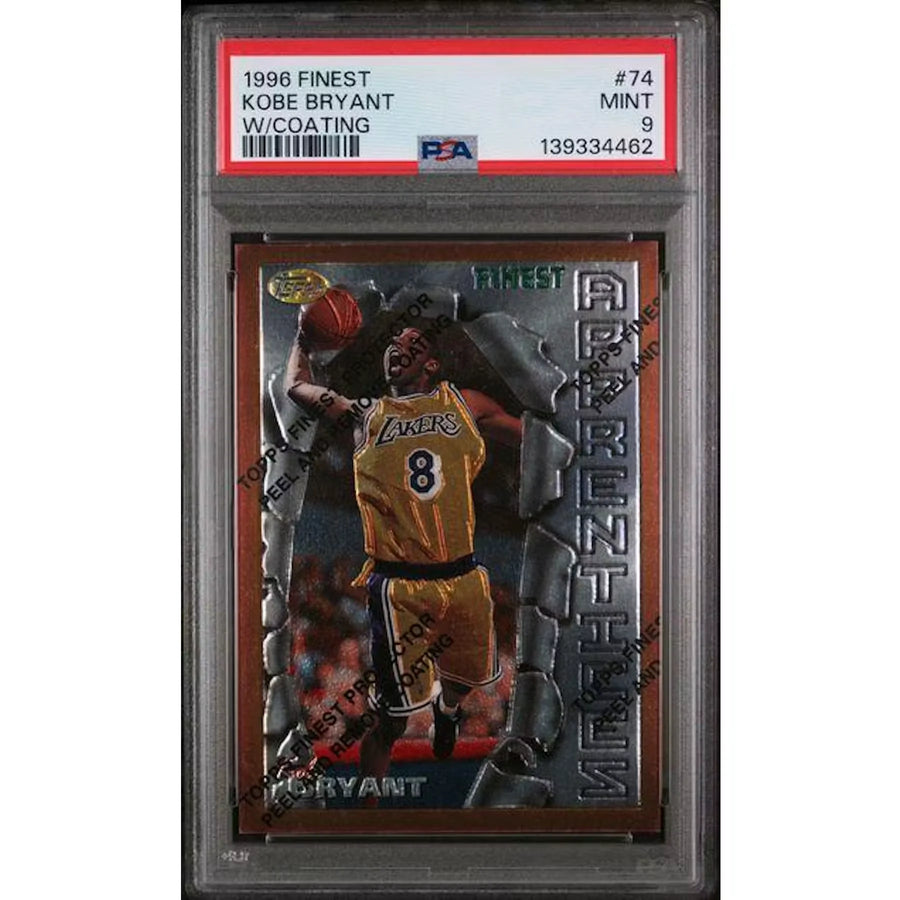 Kobe Bryant 1996 Topps Finest Rookie #74 | PSA 9 | P6577872