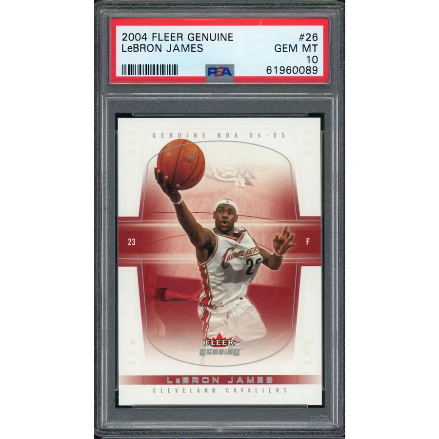 LeBron James 2004 Fleer Genuine Card #26 | PSA 10 | P6578009