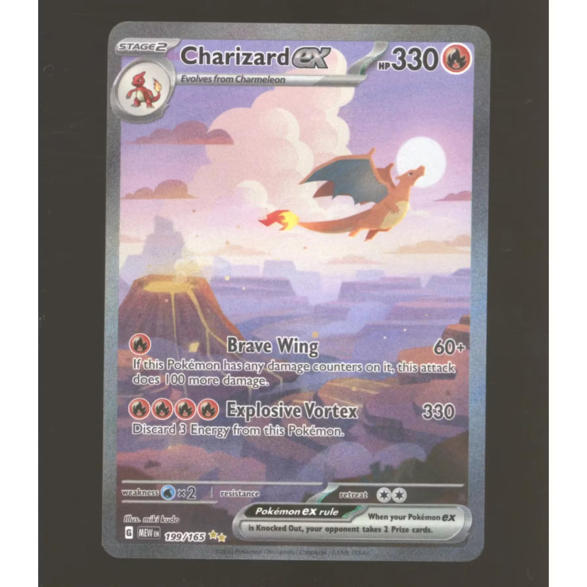 Pokemon Scarlet and Violet 151 Charizard ex 199/165 Illustration Rare | Near | P6578079